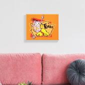 Eddy Character Graphic Leinwanddruck (Insitu (Wohnzimmer))