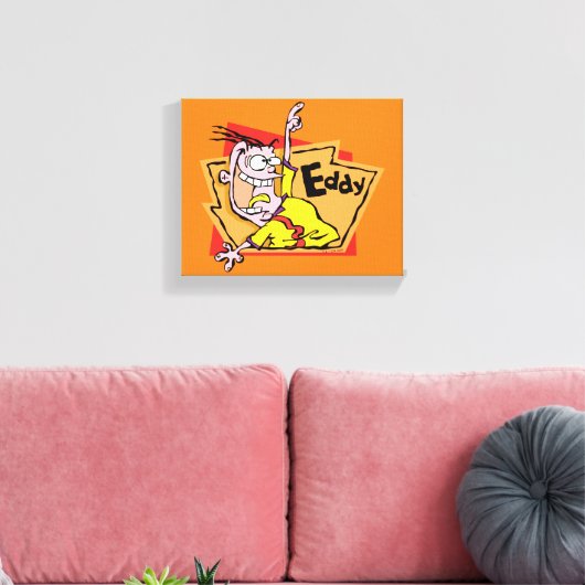 Eddy Character Graphic Leinwanddruck (Insitu (Wohnzimmer))