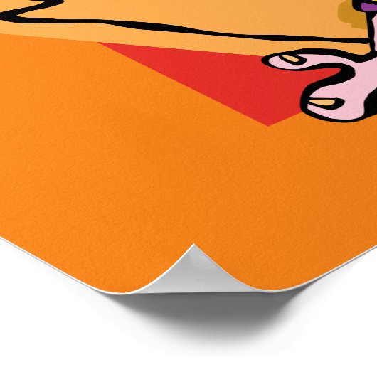 Eddy Character Graphic Poster (Ecke)