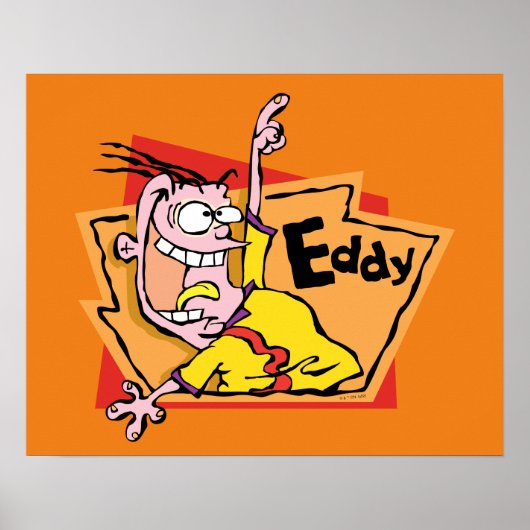 Eddy Character Graphic Poster (Vorne)