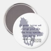 Eddy Farm School for Horse and Rider Magnet (Vorderseite/Rückseite)