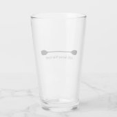 Eddy-Service war fleckig Kanu-Paddel Glas (Rückseite)