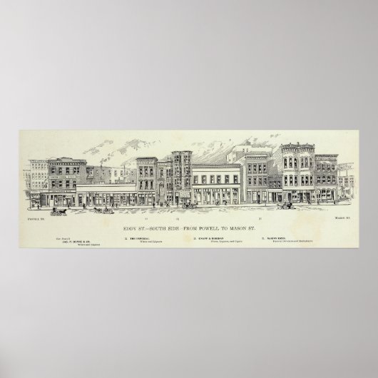 Eddy South side Powell und Mason Poster (Vorne)
