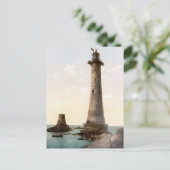 Eddystone Lighthouse, England (c. 1900) Postkarte (Stehend Vorderseite)