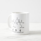 Ede-Peptidnamen-Tasse Kaffeetasse (Vorderseite Links)