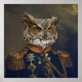 Edel Bestien - Dandy Owl Poster