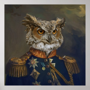 Edel Bestien - Dandy Owl Poster