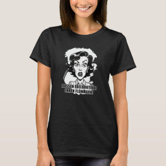 Edelboutique außen, innen Flohmarkt-Charakter T-Shirt