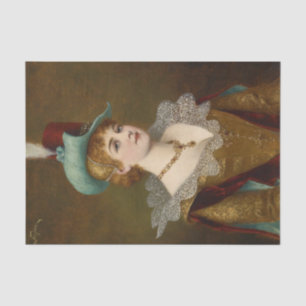Edeldame (Adlige) von Moritz Stifter Seidenpapier