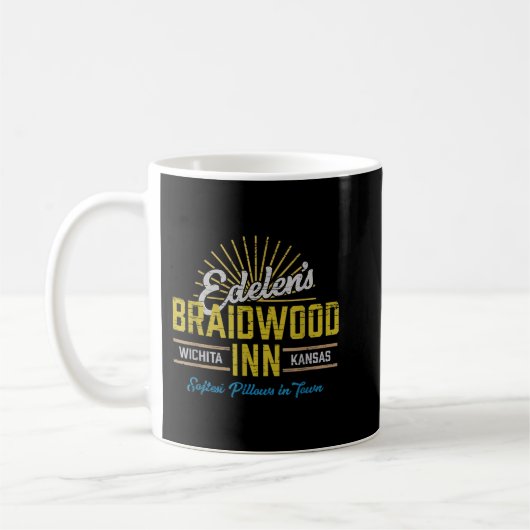 Edelen's Braidwood Inn Kansas Funny Classic Trendi Kaffeetasse (Links)
