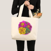 Edelgelb und lila schwarze Tasche (Vorderseite (Produkt))