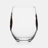 Edelglas Weinglas Ohne Stiel (Links)