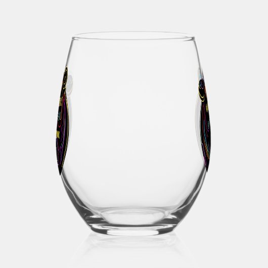 Edelglas Weinglas Ohne Stiel (Links)