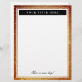 Edelgold-Glitzer-Papier (Vorne/Hinten)