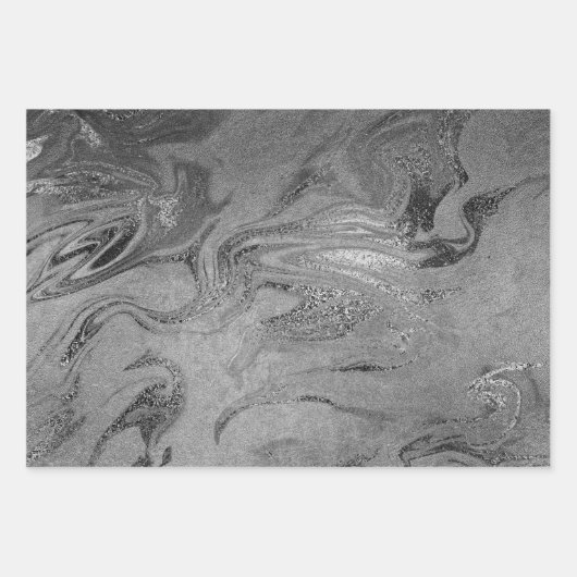 Edelgoldmarmor der Rose Geschenkpapier Set (Vorderseite 3)