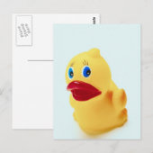 Edelgummi Postkarte (Vorne/Hinten)