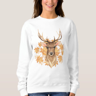 Edelhirsch. Herbst Sweatshirt