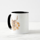 Edelhirsch. Herbst Tasse (Vorderseite Links)