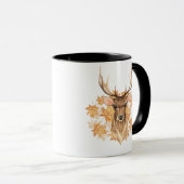 Edelhirsch. Herbst Tasse (VorderseiteRechts)