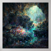 Edelhöhle - Naturschönheit Poster (Vorne)