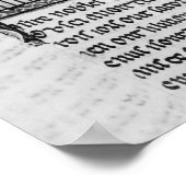 Edelholz, Abbildung "Roman de Renart" Poster (Ecke)