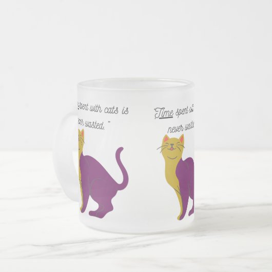 Edelkatze Mattglastasse (Vorderseite Links)