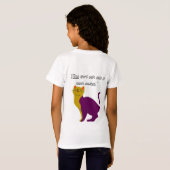 Edelkatze T-Shirt (Schwarz voll)