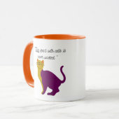 Edelkatze Tasse (Vorderseite Links)