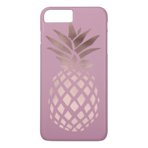 Edelkichel klare Rose Gold tropische Ananas Case-Mate iPhone Hülle