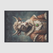 Edelkleider altertümliche Renaissance-Fellkuh Seidenpapier (Vorderseite)