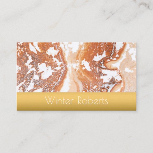 Edelkorallengoldrahmen beruflich visitenkarte (Vorderseite)