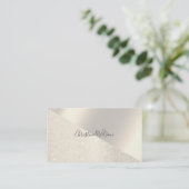 Edelmetall der geometrischen IMITATE Visitenkarte (Stehend Vorderseite)