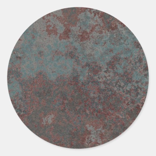 Edelmetalldesign Runder Aufkleber (Vorderseite)