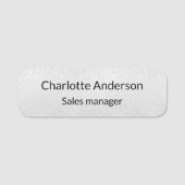 Edelmetallgeschäft Namensschild (Vorderseite)