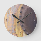 Edelmetallobjekt Runde Wanduhr (Vorderseite)