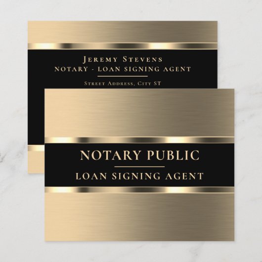 Edelmetallplattierter Flyer (Vorne/Hinten)