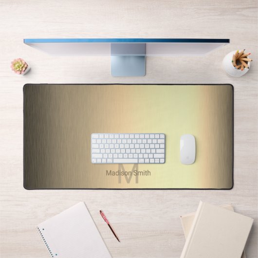 Edelmetallplattiertes, elegantes modernes Design M Schreibtischunterlage (Büro 1)