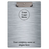 Edelmetallsilber Klemmbrett (Vorderseite)