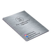 Edelmetallsilber Notizblock (Rechte Seite)