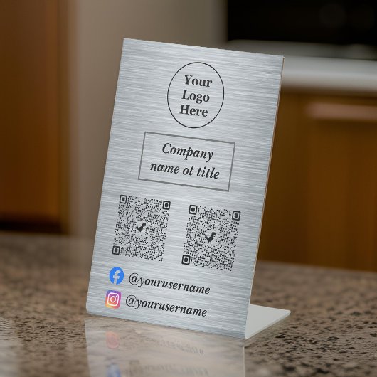 Edelmetallsilber Sockelschild