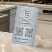 Edelmetallsilber Sockelschild