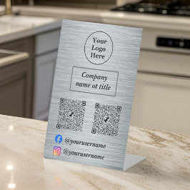 Edelmetallsilber Sockelschild