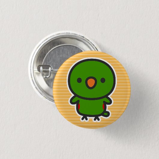 Edelpapagei / Männlich Button (Vorne & Hinten)