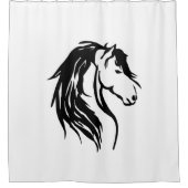 Edelpferd Duschvorhang (Vorderseite)
