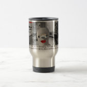 Edelreisekrug. Happy Geburtstag. Alpaca Reisebecher (Mittel)