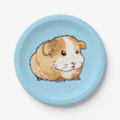 Edelschwein der neuen Guinea Pappteller (Vorderseite)