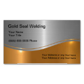 Edelschweissmagnete für Visitenkarten Magnetische Visitenkarte (Vorderseite)