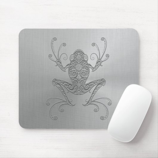 Edelstahl-Baum-Frosch Mousepad (Mit Mouse)
