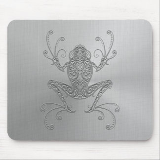 Edelstahl-Baum-Frosch Mousepad