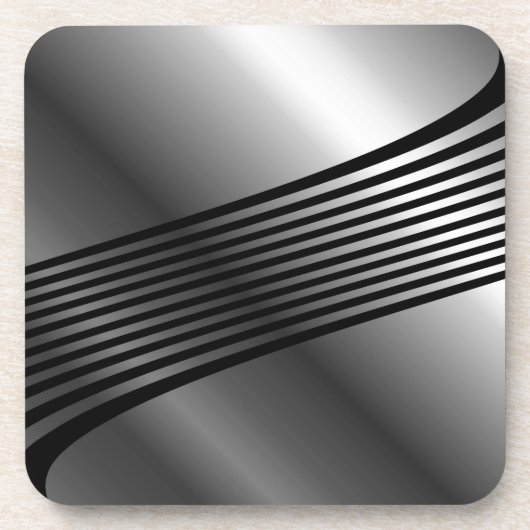 Edelstahl des hohen Grades Untersetzer (Vorderseite)